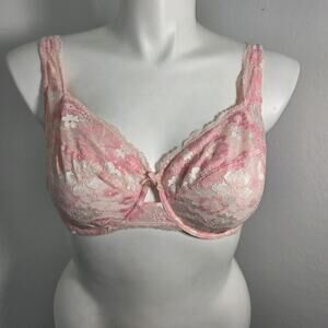Victorias Secret Body Full Cup Lace Bra 42C Purest Pink